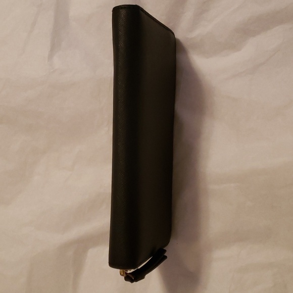 Tory Burch Robinson Continental Zip Around Wallet Black - Picture 7 of 10